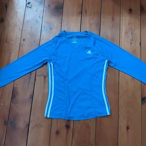 Blue adidas long sleeve